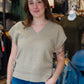 LIVERPOOL DOLMAN POPOVER TIE SWEATER