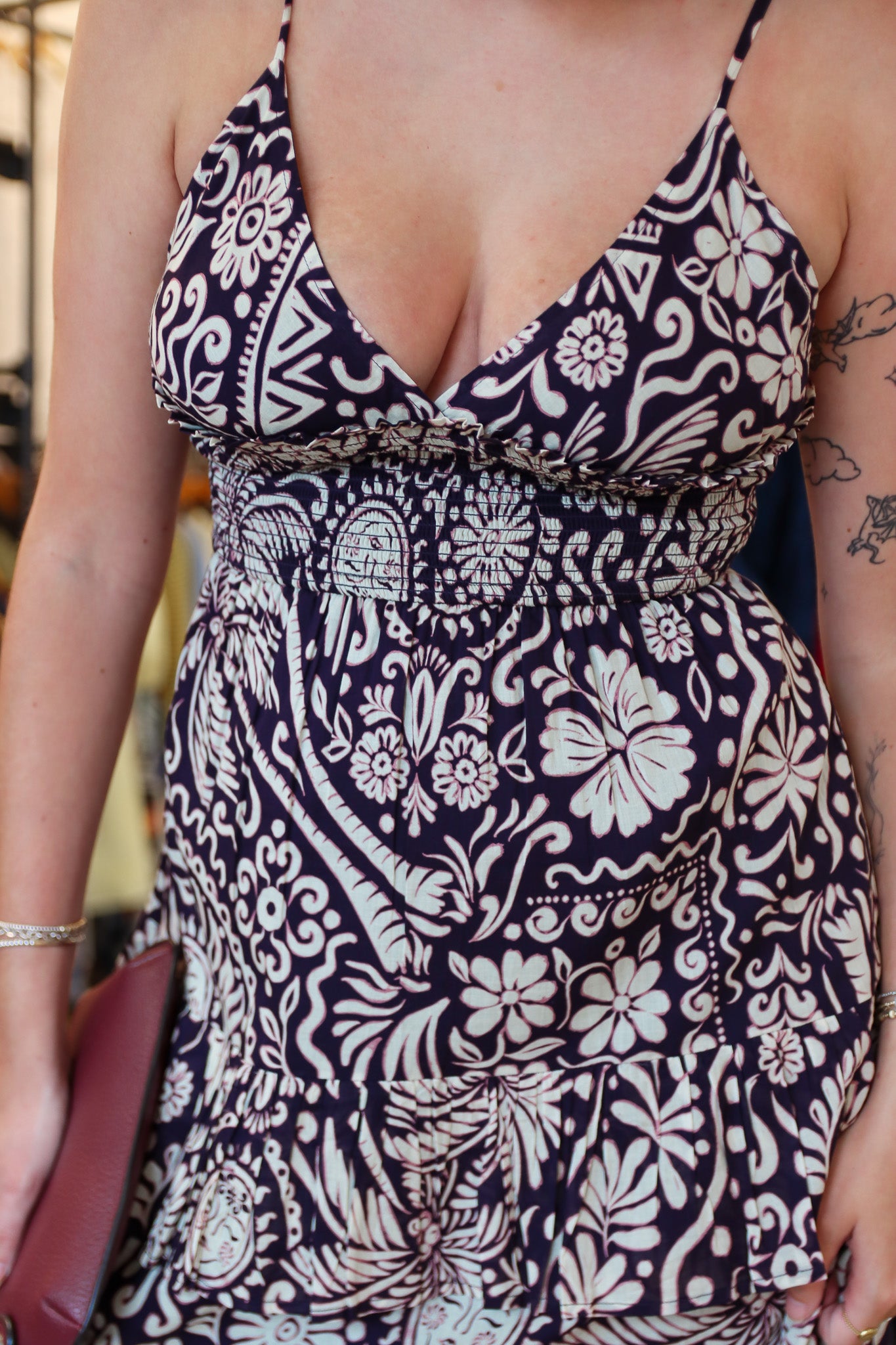 BILA77 “ALANA” TIERED MAXI DRESS
