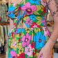 FATE SLEEVELESS FRONT TIE MIDI DRESS
