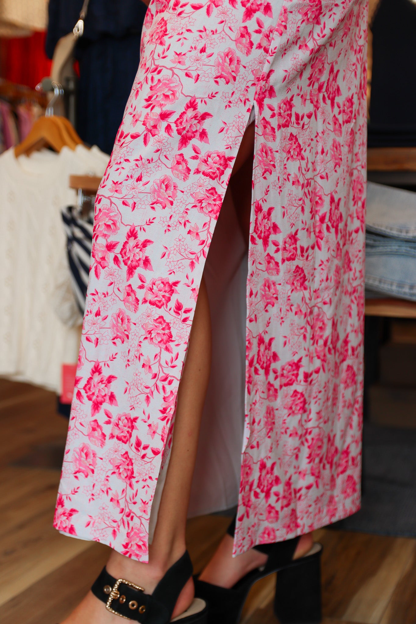 DRA “KYOTO” ONE SHOULDER MAXI DRESS
