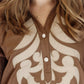 JODIFL FLORAL APPLIQUE SHIFT DRESS