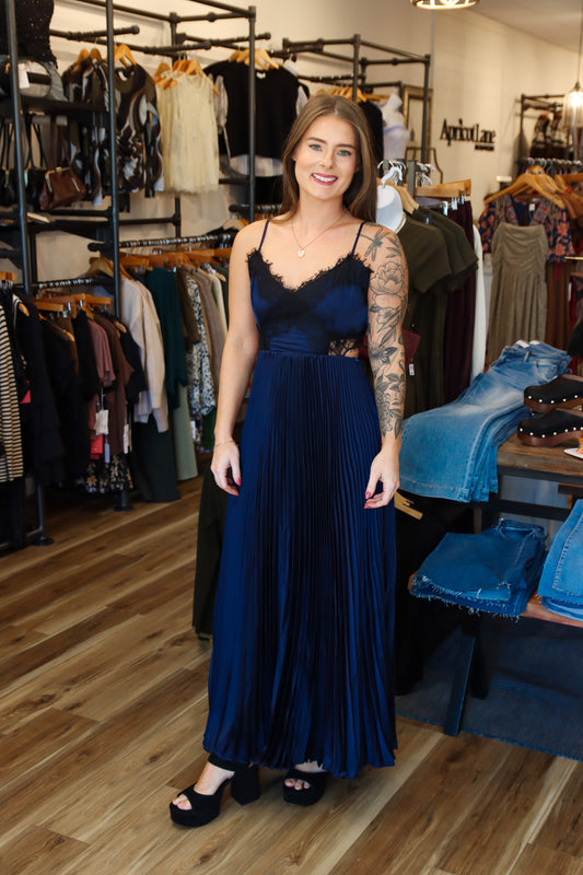 ASTR THE LABEL "ANDY" DRESS LACE TRIM