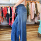 Serenity Wide Leg Belted Denim