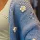 COLORFUL DAISIES OPEN CARDIGAN