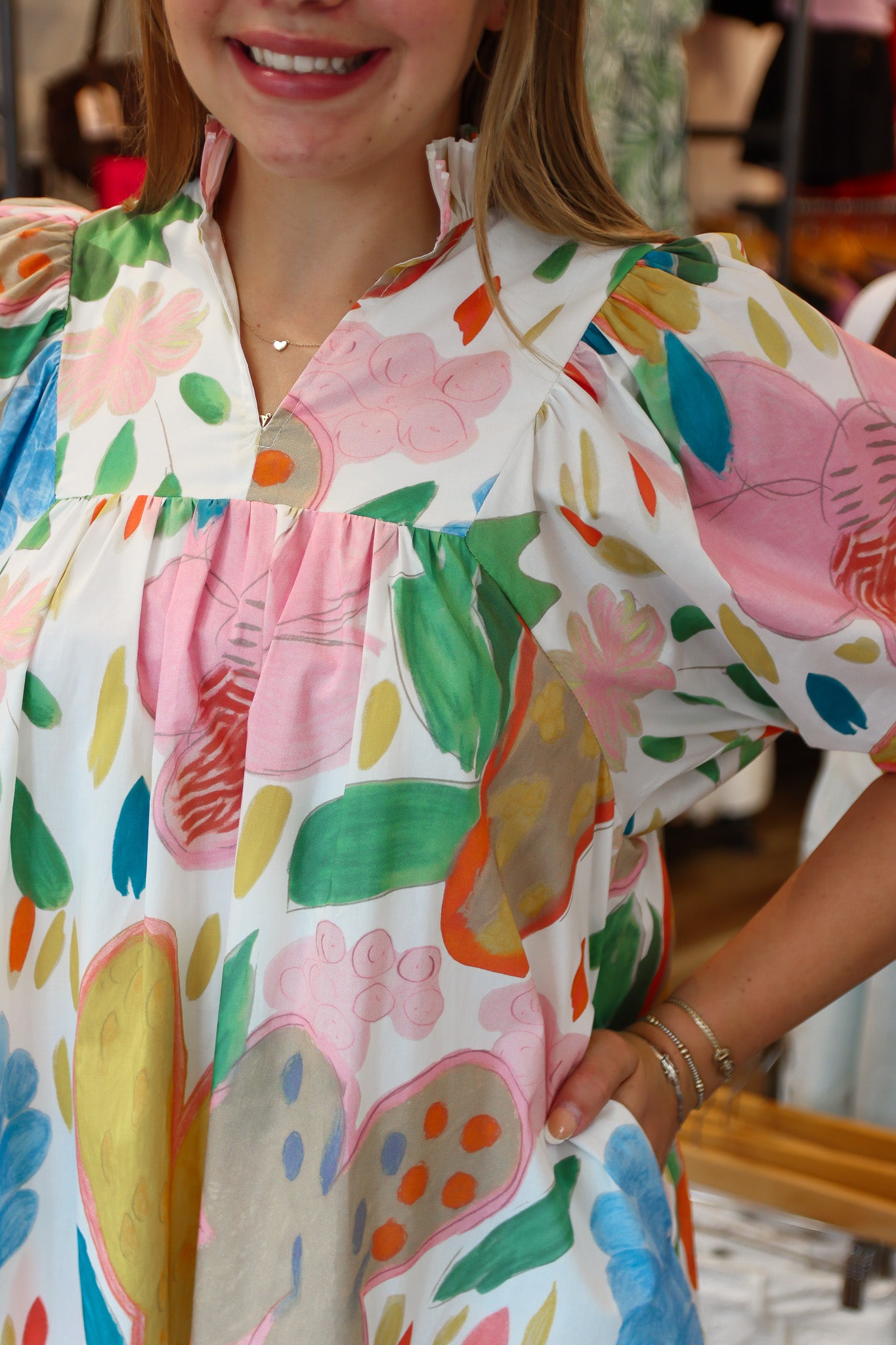 MEET ME IN SANTORINI “BUTTERFLY BREEZE” MINI DRESS