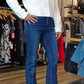KUT “KELSEY” HIGH RISE ANKLE FLARE JEAN