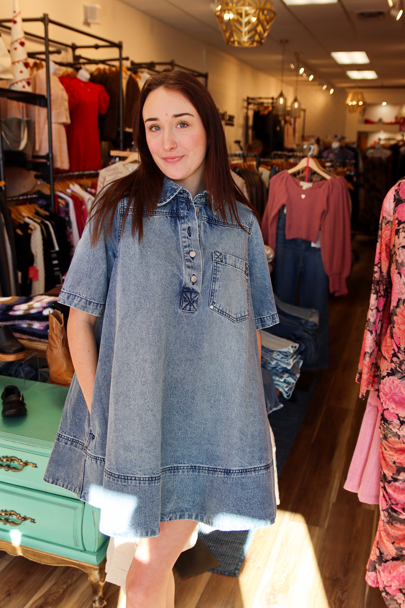 Remino Denim Mini Dress