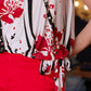 ARIELLA PRINTED TUBE TOP WITH TIE