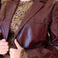 LUCY PARIS “LACEY” MOTO FAUX LEATHER JACKET