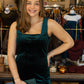 DRA "MILOS" VELVET MIDI DRESS