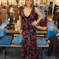 LULUS “TINSLEY” TIE STRAP RUFFLE MAXI DRESS