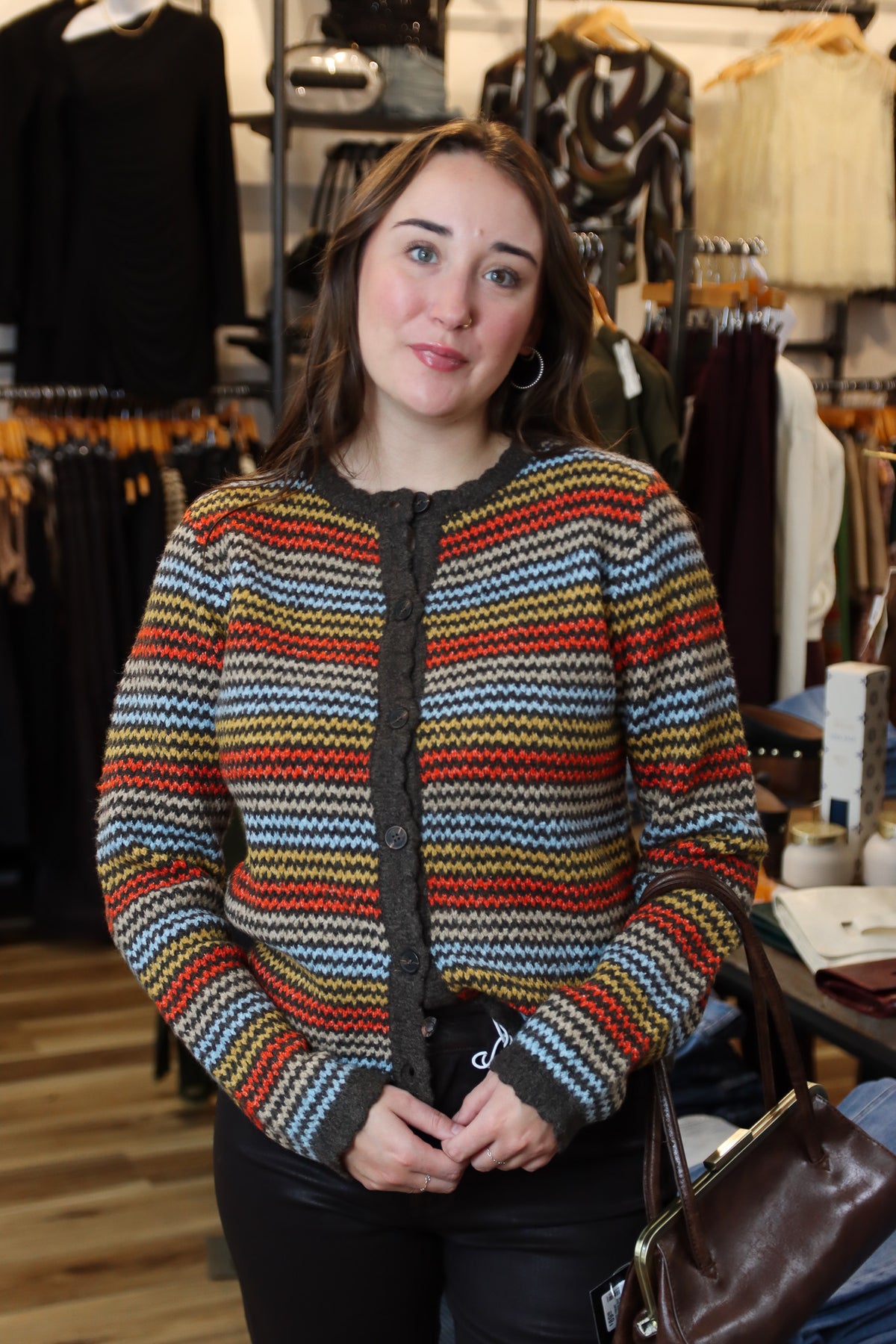 JOHN & JENN “FOXY” VINTAGE FALL CARDIGAN