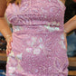 LULUS “COSMO” SEQUIN FLORAL MINI DRESS