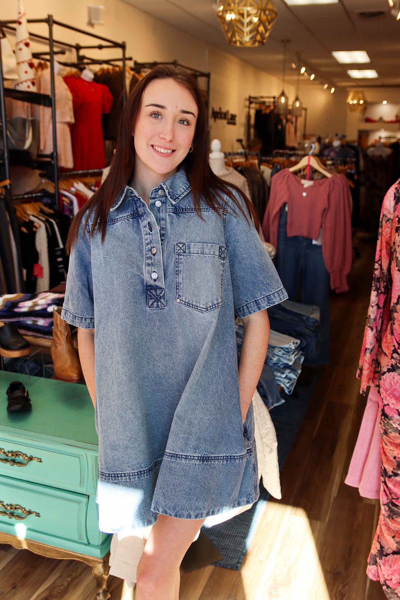 Remino Denim Mini Dress