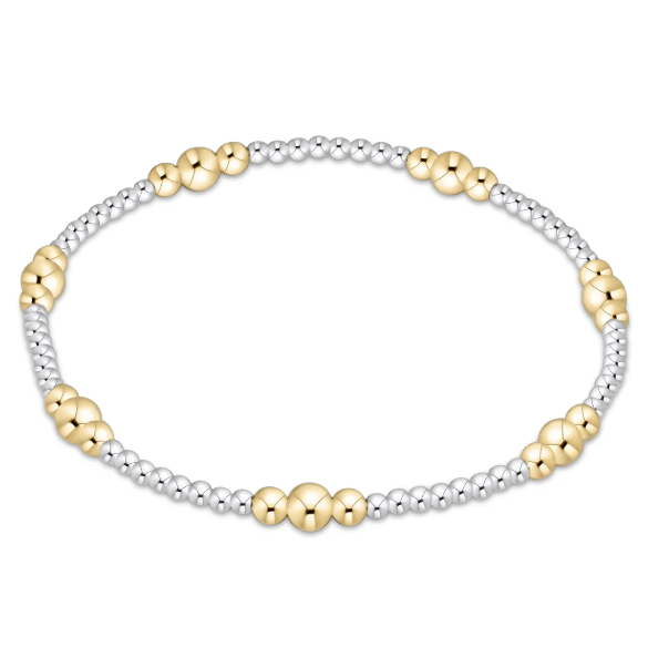 PURPOSE GOLD 4MM MIXED METAL BRACELET