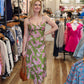 FLORA ALCAZAR MIDI DRESS