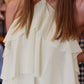 LUCY PARIS “EMERY” RUFFLE HALTER DRESS