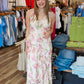 LUCY PARIS “STELLA” FLORAL RUFFLE DRESS