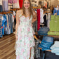 LUCY PARIS “GUINEVERE” TIERED FLORAL DRESS