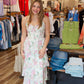 LUCY PARIS “GUINEVERE” TIERED FLORAL DRESS