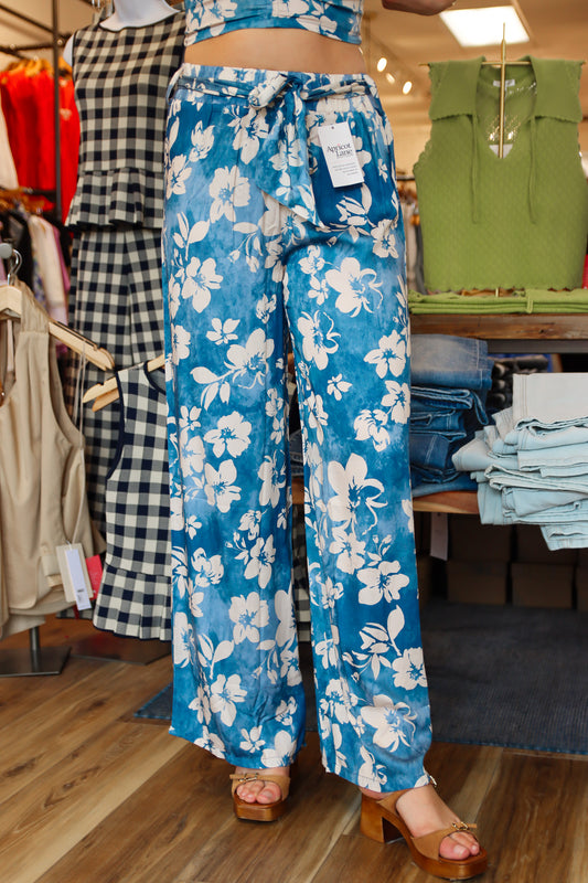 ELAN WAIST TIE FLOWY PANT