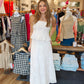 LUCY PARIS “JOLENE” EYELET MAXI SKIRT