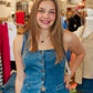 RD STYLE “VESTA” STRETCH DENIM BUTTON UP VEST