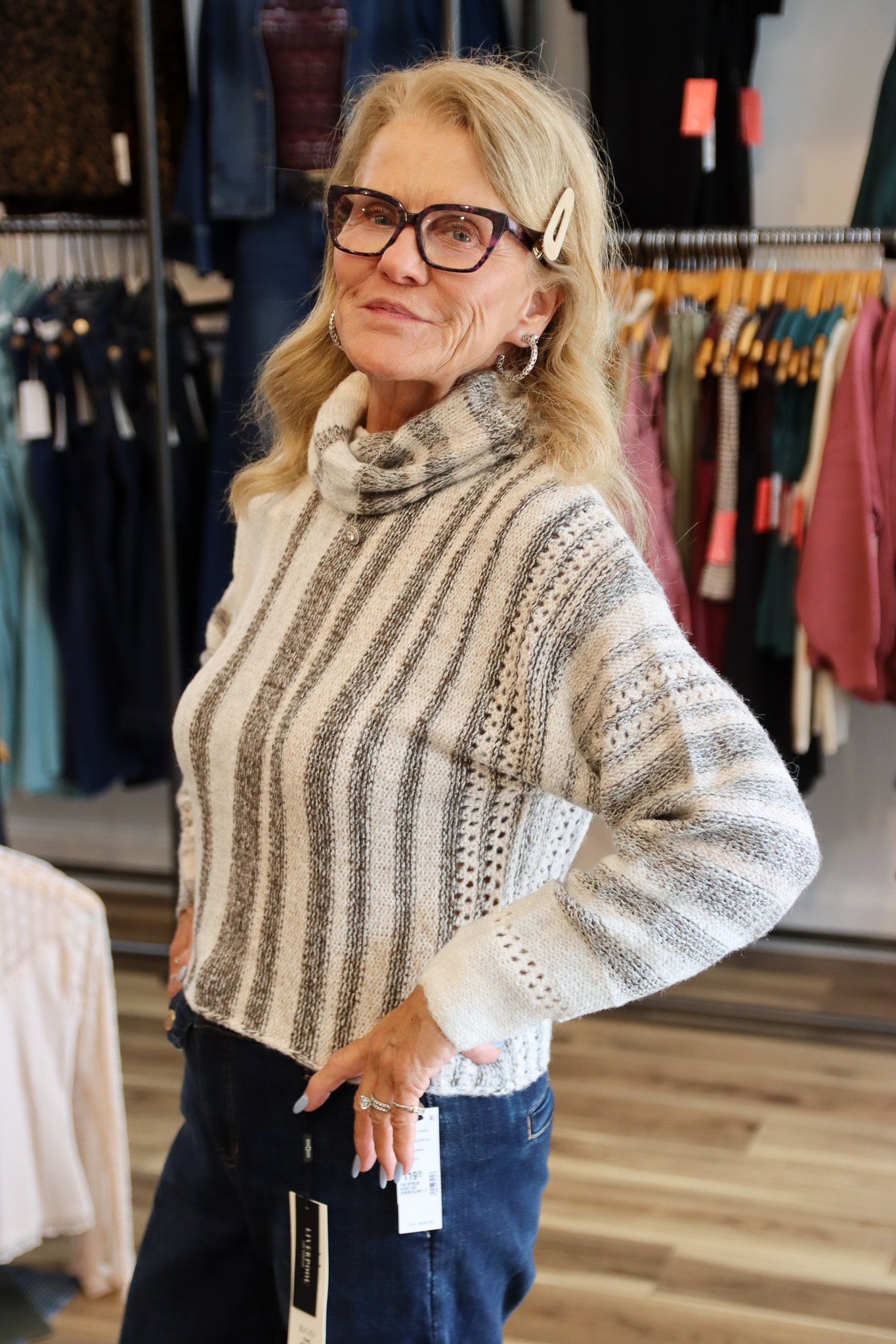 GIBSON TURTLE NECK SWEATER