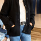 BUTTON UP SWEATER DUSTER