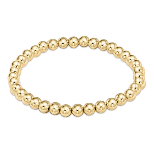 Classic Gold 5 MM Bead Bracelet