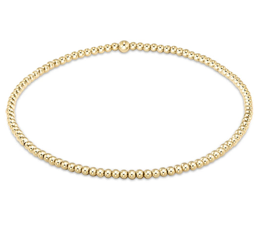 EGIRL CLASSIC GOLD 2MM BRACELET