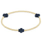 Signature Cross Gold Pattern 3 MM Bead Bracelet
