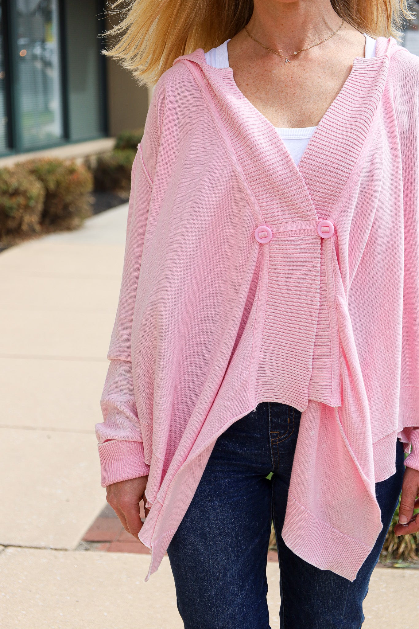 Summer Nights Draped Sweater Hoodie