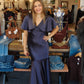 ASTR “JAMIE” CAPE SLEEVE MAXI DRESS