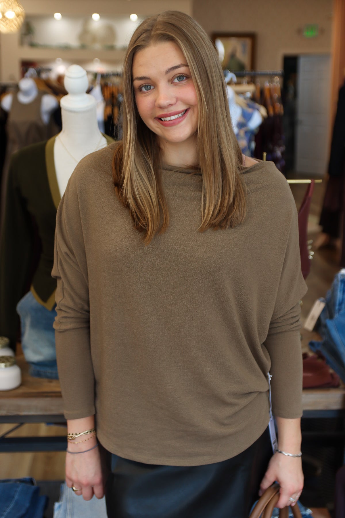 SIX FIFTY "THE ANYWHERE" LONG SLEEVE TOP