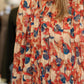 TRAFFIC PEOPLE “THE FALLEN” SCRUNCH WAIST TOP