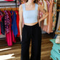 Wide Leg Linen Pant