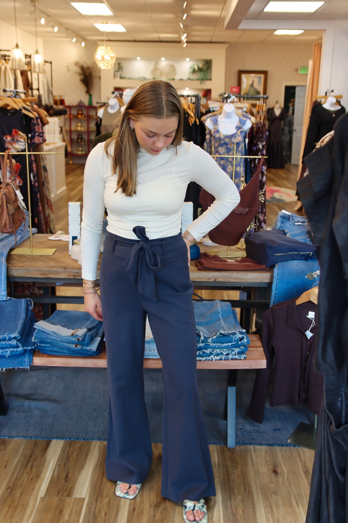 MOLLY BRACKEN KNIT UNDERSWEATER