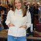 SUZY D “TESSY” POCKET DETAIL KNIT SWEATER