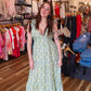 MEET ME IN SANTORINI “HELIOS HARVEST” MAXI DRESS