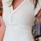 FATE EYELET TWIST FRONT MINI DRESS