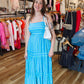 MEET ME IN SANTORINI “COASTAL DRIFT” MAXI DRESS