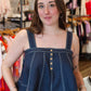 MIOU MUSE STITCH DETAIL SLEEVELESS TOP