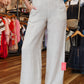 SUZY D “SULTAN” WIDE LEG LINEN PANTS