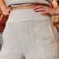 SUZY D “SULTAN” WIDE LEG LINEN PANTS