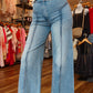 FATE “LINDSEY” HIGH WAIST WIDE LEG JEAN