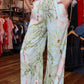 CURRENT AIR LONG WIDE ELASTICATED WAIST PANTS