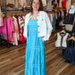 MEET ME IN SANTORINI “COASTAL DRIFT” MAXI DRESS