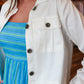 ELAN 3 BUTTON CROPPED JACKET