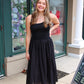 ELAN “STACY” EYELET MAXI DRESS